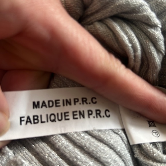 Luxestar Grey Womens Cable Knit Casual Pullover Sweater Size L/XL - Picture 11 of 13